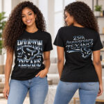 Houston Texans 25th Anniversary Reppin’ H-Town for 25 Seasons Graphic Shirt for Football Fans