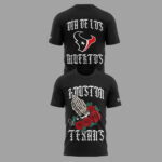 Houston Texans Dia de los Muertos 2026 Black Graphic Shirt for Football Fans
