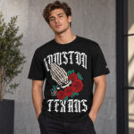 Houston Texans Dia de los Muertos 2026 Black Graphic Shirt for Football Fans