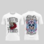 Houston Texans x Día de los Muertos 2026 Graphic Shirt for Football Fans