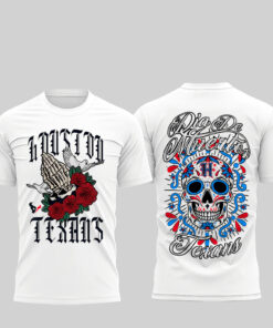 Houston Texans x Día de los Muertos 2026 Graphic Shirt for Football Fans