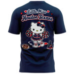 Houston Texans x Hello Kitty Little Miss 2026 Graphic Shirt for Football and Hello Kitty Fans