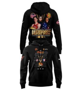 Indiana Fever 2026 FIBA Women’s Basketball World Cup Champions Caitlin Clark Graphic Hoodie for Basketball Fans