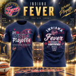 Indiana Fever 2026 WNBA Playoffs Eastern Conference Graphic Shirt Version 1 for Basketball Fans