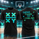 Indiana Fever x Sophie Cunningham Thank You A Girl Mom Graphic Shirt for Basketball Fans