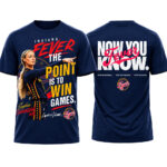 Indiana Fever x Sophie Cunningham The Goal Is to Win Games Graphic Shirt for Basketball Fans