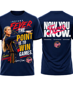 Indiana Fever x Sophie Cunningham The Goal Is to Win Games Graphic Shirt for Basketball Fans