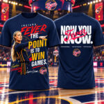 Indiana Fever x Sophie Cunningham The Goal Is to Win Games Graphic Shirt for Basketball Fans