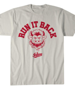 Indiana Hoosiers Football Run It Back Graphic Shirt for College Football Fans