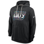 Indianapolis Colts 2026 Crucial Catch Graphic Black Shirt for Football Fans