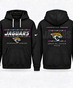 Jacksonville Jaguars 2026 Crucial Catch Graphic Hoodie Version 3 for Football Fans