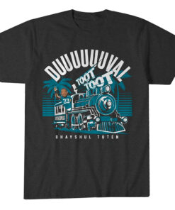 Jacksonville Jaguars Bhayshul Tuten Toot Toot Train Graphic Shirt for Football Fans