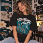Jacksonville Jaguars Bhayshul Tuten Toot Toot Train Graphic Shirt for Football Fans