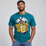 Jacksonville Jaguars Bring The Juice Teal Graphic Shirt for Football Fans