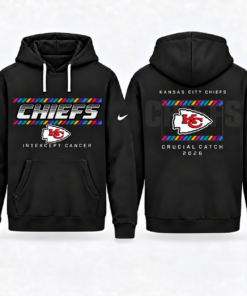 Kansas City Chiefs 2026 Crucial Catch Graphic Hoodie Version 3 for Football Fans