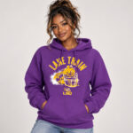 LSU Tigers Football Lane Train Graphic Shirt for College Football Fans