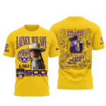 Lainey Wilson x LSU Tigers 500th Show On The Road Graphic Shirt for Country Music and College Sports Fans