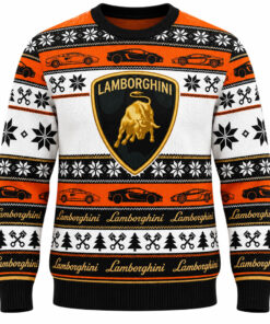 Lamborghini Logo Sports Car Christmas 2026 Ugly Sweater