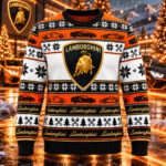 Lamborghini Logo Sports Car Christmas 2026 Ugly Sweater