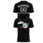 Las Vegas Raiders 2026 Gameday Dolphin Sushi Graphic Shirt for Football Fans