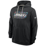 Los Angeles Chargers 2026 Crucial Catch Graphic Black Shirt for Football Fans