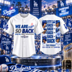 Los Angeles Dodgers 2026 NL West Champions Baseball Jersey