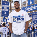 Los Angeles Dodgers 2026 NL West Champions Baseball Jersey