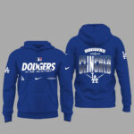 Los Angeles Dodgers Clinched Postseason 2026 Graphic Hoodie for Baseball Fans