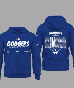 Los Angeles Dodgers Clinched Postseason 2026 Graphic Hoodie for Baseball Fans