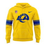 Los Angeles Rams 2026 Classic Sol Yellow Hoodie For Football Fans