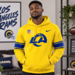 Los Angeles Rams 2026 Classic Sol Yellow Hoodie For Football Fans