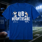 Los Angeles Rams Aaron Donald And Myles Garrett QB Nightmare Graphic Shirt for Football Fans