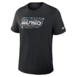 Miami Dolphins 2026 Crucial Catch Graphic Black Shirt for Football Fans