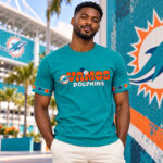 Miami Dolphins Hispanic Heritage Month 2026 Graphic Shirt for Football Fans