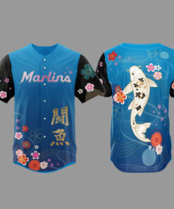 Miami Marlins Japanese Heritage Celebration 2026 Baseball Jersey for Baseball Fans