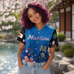 Miami Marlins Japanese Heritage Celebration 2026 Baseball Jersey for Baseball Fans