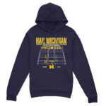 Michigan Wolverines Football Hail Michigan Graphic Shirt for College Football Fans