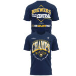 Milwaukee Brewers 2026 NL Central Division Champions Graphic Shirt for Baseball Fans