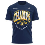 Milwaukee Brewers 2026 NL Central Division Champions Graphic Shirt for Baseball Fans