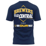 Milwaukee Brewers 2026 NL Central Division Champions Graphic Shirt for Baseball Fans