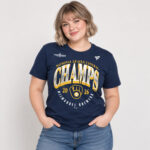 Milwaukee Brewers 2026 NL Central Division Champions Graphic Shirt for Baseball Fans