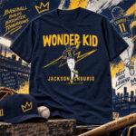 Milwaukee Brewers Jackson Chourio The Wonder Kid Graphic Shirt for Baseball Fans