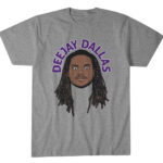Minnesota Vikings DeeJay Dallas Headshot Graphic Shirt for Football Fans
