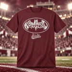 Mississippi State Bulldogs Football Kamario Taylor Hero Logo Graphic Shirt for College Football Fans