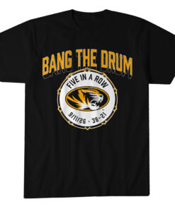 Missouri Football Bang The Drum Graphic Shirt for College Football Fans