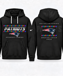 New England Patriots 2026 Crucial Catch Graphic Hoodie Version 3 for Football Fans