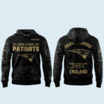 New England Patriots Salute To Service 2026 Black Camo Graphic Hoodie Version 1 for Football Fans