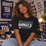New York Giants 2026 Crucial Catch Graphic Shirt for Football Fans
