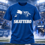 New York Giants Cam Skattebo Skatt Flip Graphic Shirt for Football Fans
