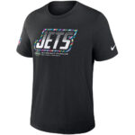 New York Jets 2026 Crucial Catch Graphic Black Shirt for Football Fans